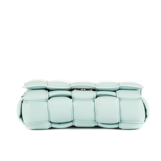 Bottega Veneta Chain Cassette  en Azul pálido Piel de becerro - Image 6