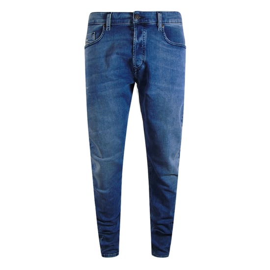Pantalones Vaqueros Azules Con Insignia Marrón Diesel Tepphar-x - Image 1