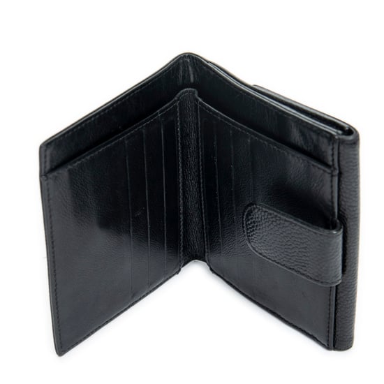 Chanel Timeless Compact Bifold Wallet  en Negro Piel de becerro - Image 3