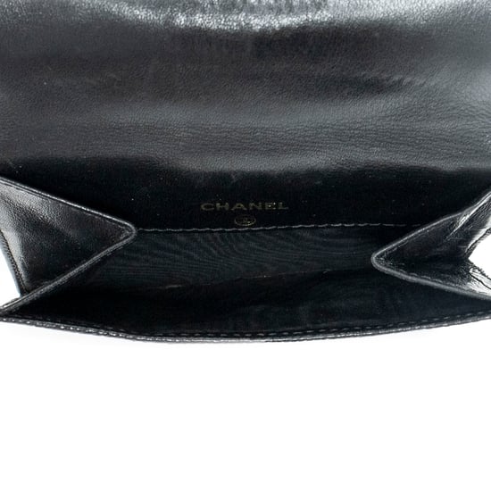 Chanel Timeless Compact Bifold Wallet  en Negro Piel de becerro - Image 4