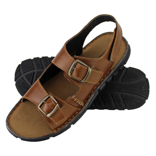 Sandalias de Cuero para Hombre de Verano en la Playa - Image 2