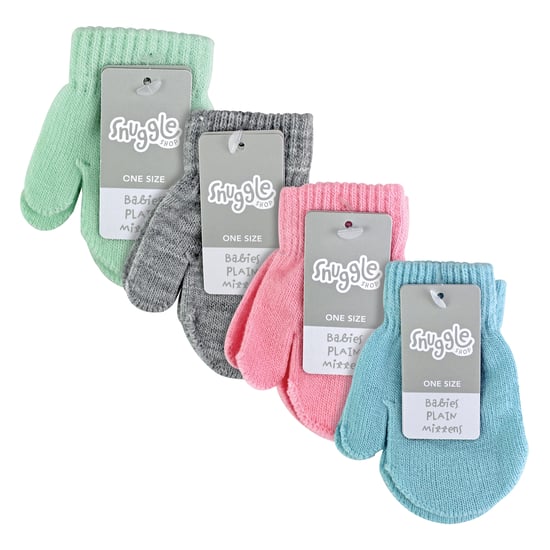 Paquete de 4 Mitones Lindos para Bebés en Invierno | Guantes para Niños y Niñas - Image 2
