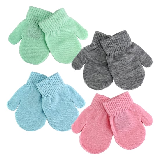 Paquete de 4 Mitones Lindos para Bebés en Invierno | Guantes para Niños y Niñas - Image 3