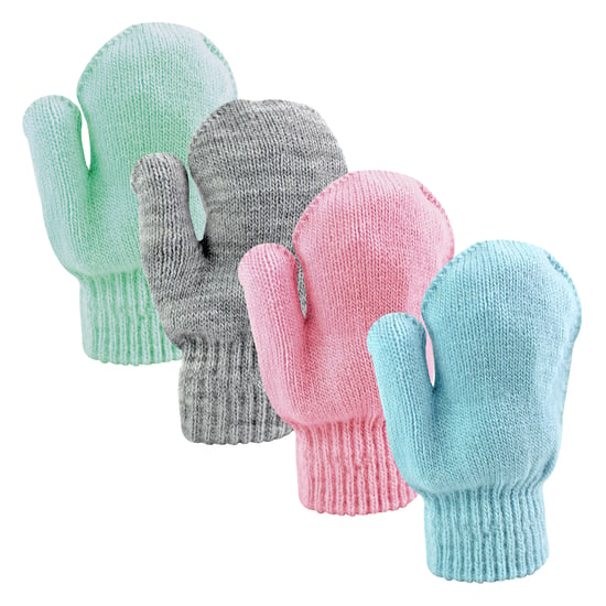 Paquete de 4 Mitones Lindos para Bebés en Invierno | Guantes para Niños y Niñas - Image 4