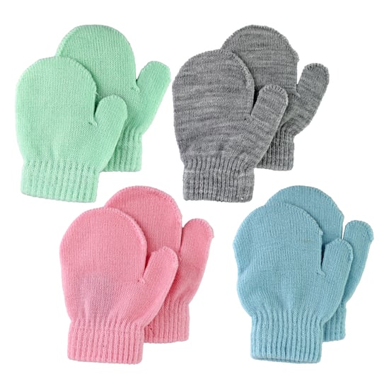 Paquete de 4 Mitones Lindos para Bebés en Invierno | Guantes para Niños y Niñas - Image 5