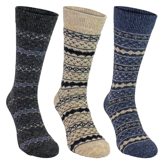 6 Pares de Calcetines de Botas para Hombre de Alpaca Gruesos y Duraderos - Image 5