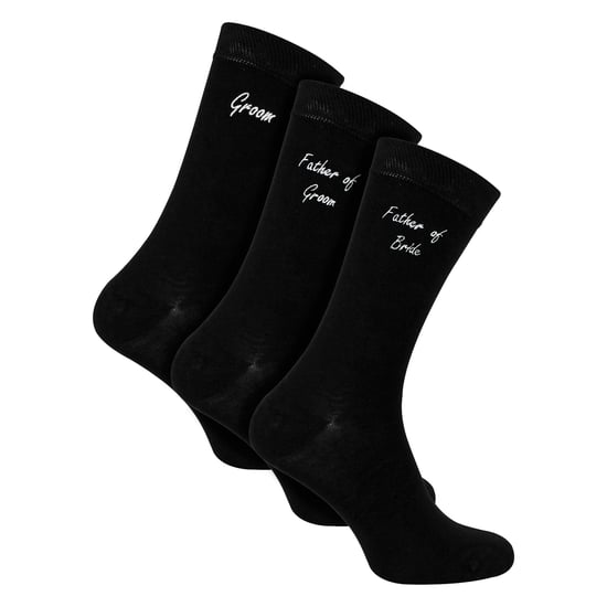 3 Pares de Calcetines de Boda para el Padre del Novio y la Novia | Regalo de Boda - Image 1