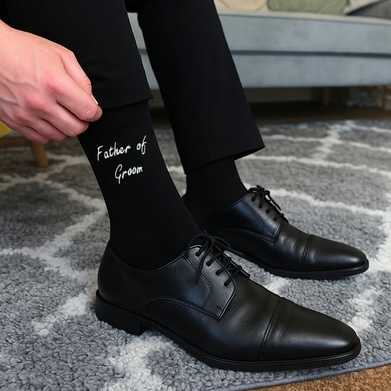 3 Pares de Calcetines de Boda para el Padre del Novio y la Novia | Regalo de Boda - Image 5