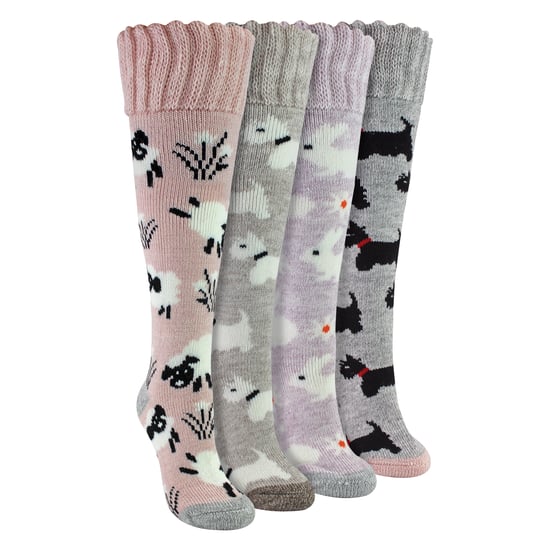 4 Pares de Calcetines Largos Suaves para Dama - Image 3