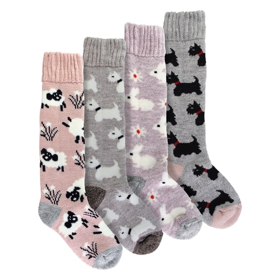4 Pares de Calcetines Largos Suaves para Dama - Image 4