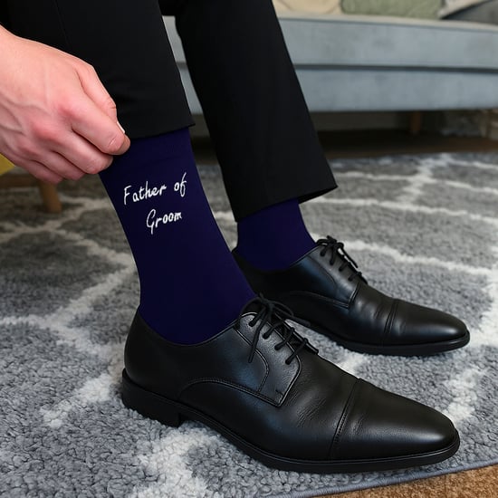 3 Pares de Calcetines de Boda para el Padre del Novio y la Novia | Regalo de Boda - Image 4