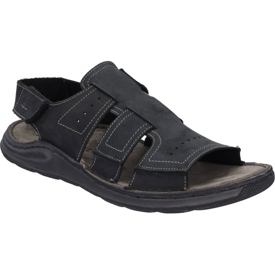 JOSEF SEIBEL Hombres Sandalia Maverick 13 en negro - Image 1