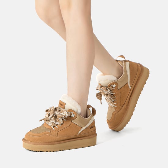 botas deportivas de plataforma con cordones de encaje marmoleado para mujer EVER AU Australia - Image 2