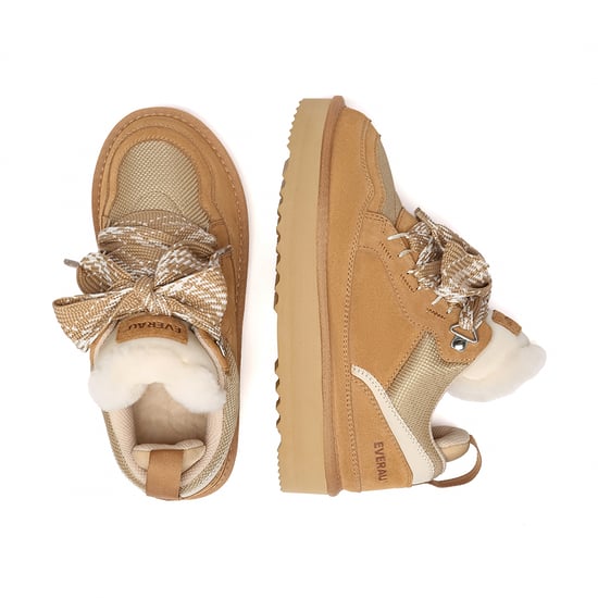 botas deportivas de plataforma con cordones de encaje marmoleado para mujer EVER AU Australia - Image 3