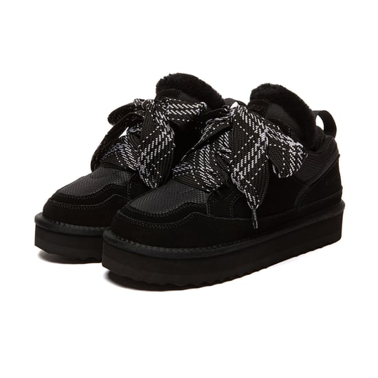 Botas deportivas de plataforma con cordones de encaje marmoleadas para mujer EVER AU Australia - Image 4