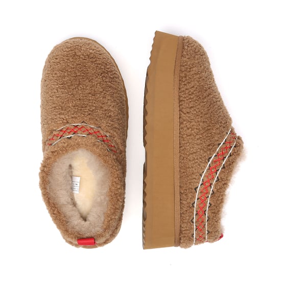 EVER AU Australia Mujeres Lewin Zapatillas de Plataforma de Tobillo de Piel de Oveja - Image 3