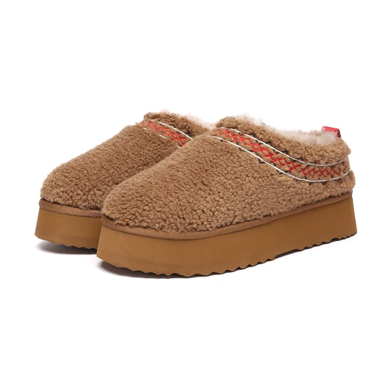 EVER AU Australia Mujeres Lewin Zapatillas de Plataforma de Tobillo de Piel de Oveja - Image 4