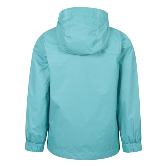 Mountain Warehouse Childrens/Kids Torrent Taped Seam Waterproof Jacket (Teal) - Image 2