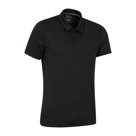 Mountain Warehouse Mens Endurance IsoCool Polo Shirt (Black) - Image 3