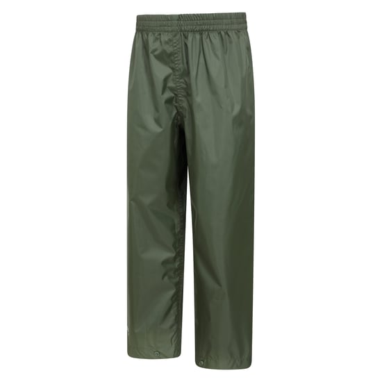 Mountain Warehouse Childrens/Kids Pakka II Waterproof Over Trousers (Khaki) - Image 3