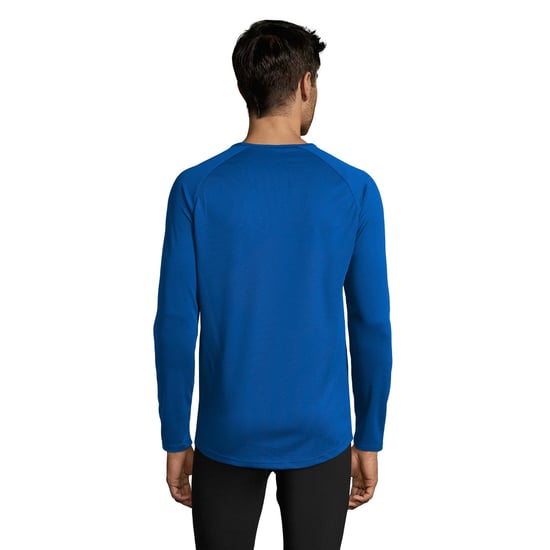 SOLS Mens Sporty Long Sleeve Performance T-Shirt (Royal Blue) - Image 2