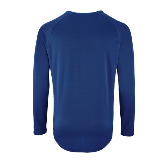 SOLS Mens Sporty Long Sleeve Performance T-Shirt (Royal Blue) - Image 3