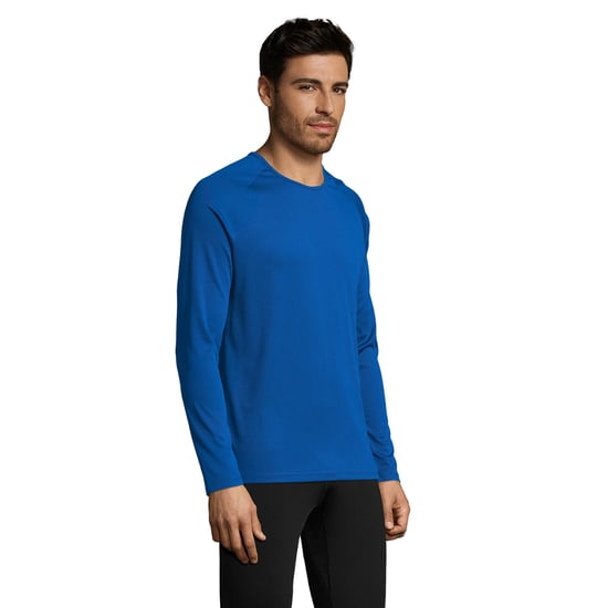SOLS Mens Sporty Long Sleeve Performance T-Shirt (Royal Blue) - Image 5