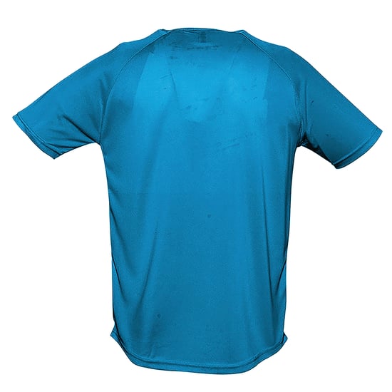 SOLS Mens Sporty Short Sleeve Performance T-Shirt (Aqua) - Image 2