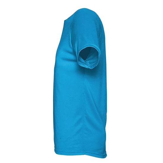 SOLS Mens Sporty Short Sleeve Performance T-Shirt (Aqua) - Image 3