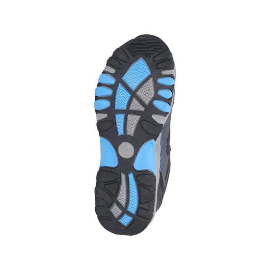 Cotswold Childrens/Kids Ducklington Lace Up Hiking Boots (Black/Blue) - Image 3