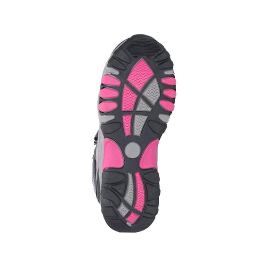 Cotswold Childrens/Kids Ducklington Lace Up Hiking Boots (Grey/Pink) - Image 3