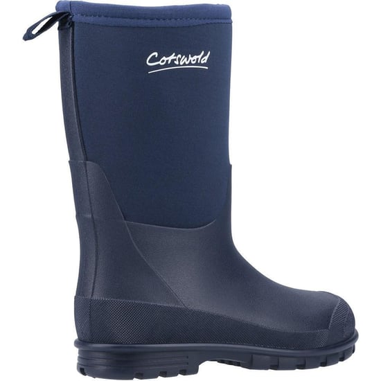 Cotswold Childrens/Kids Hilly Neoprene Wellington Boots (Navy) - Image 4
