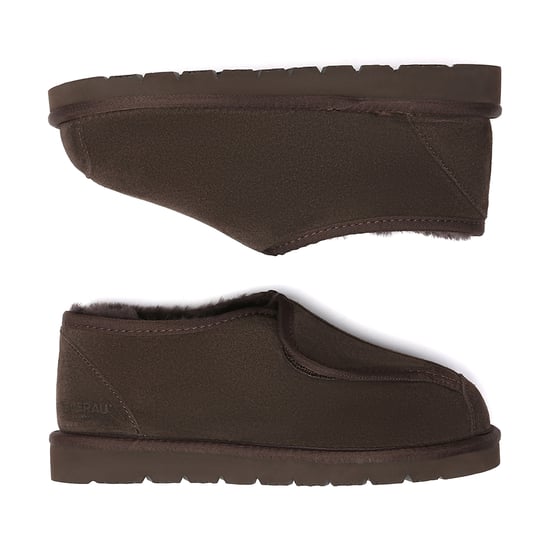EVER AU Australia Hombres Pantuflas de Piel de Oveja Ajustables Mossy - Image 6