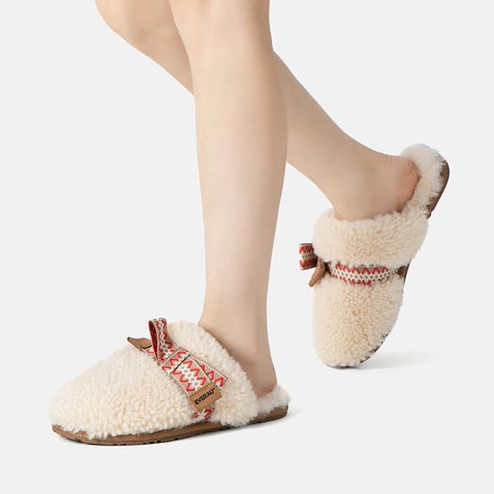 EVER AU Australia Mujeres Zapatillas de Lana de Oveja Moorhen con Lazo - Image 2