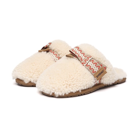 EVER AU Australia Mujeres Zapatillas de Lana de Oveja Moorhen con Lazo - Image 4