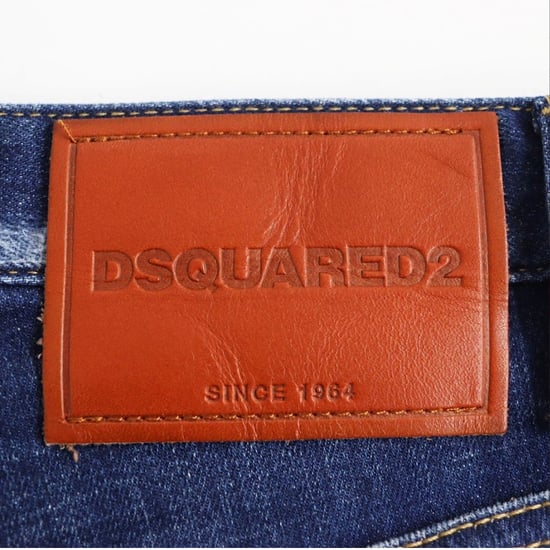 Vaqueros Azules Con Estampado Floral Roadie Jean De Dsquared2 - Image 3