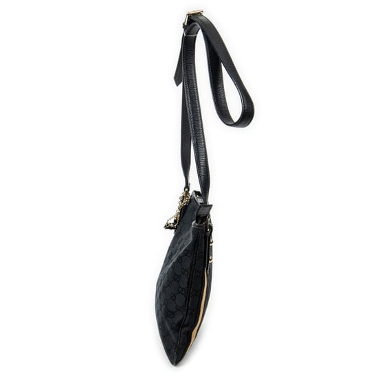 Gucci Web Jolicoeur Crossbody en Negro Lienzo - Image 3