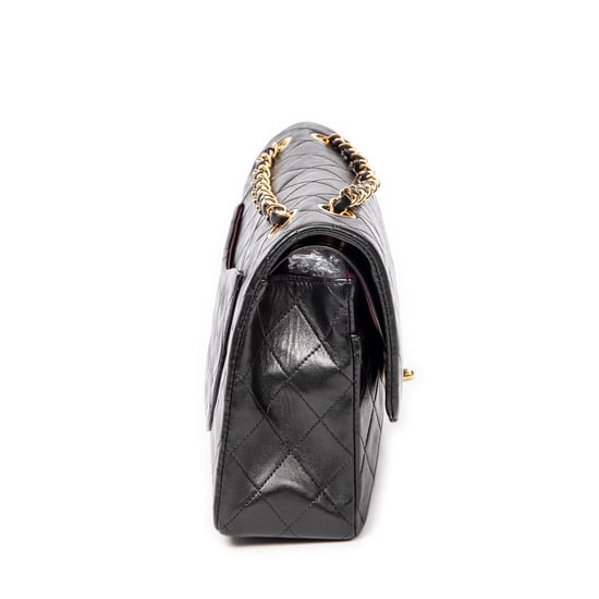 Chanel Classic Double Flap 26 en Negro Piel de becerro - Image 4
