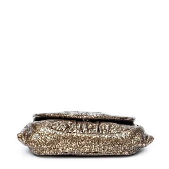 Chanel Half Moon Wallet on Chain  en Oro Piel de becerro - Image 6