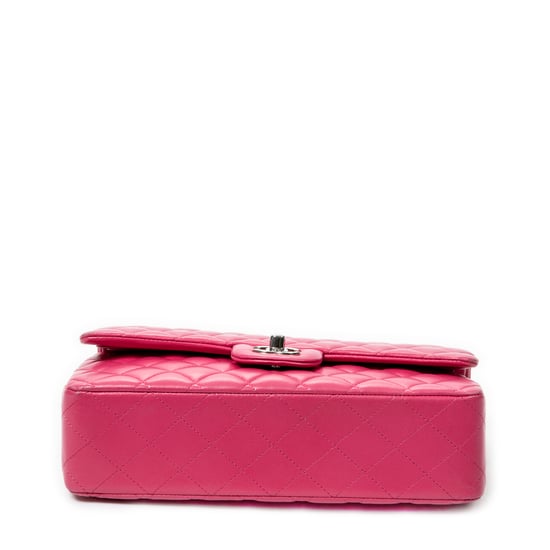 Chanel Classic Double Flap 26 en Rosa Piel de becerro - Image 6