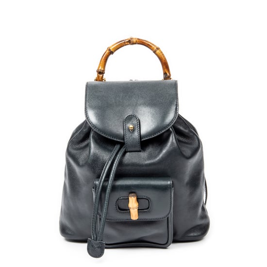 Gucci Mini Bamboo Backpack en Marina Piel de becerro - Image 1