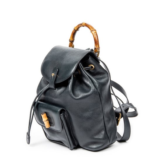 Gucci Mini Bamboo Backpack en Marina Piel de becerro - Image 2