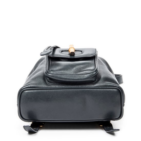 Gucci Mini Bamboo Backpack en Marina Piel de becerro - Image 6