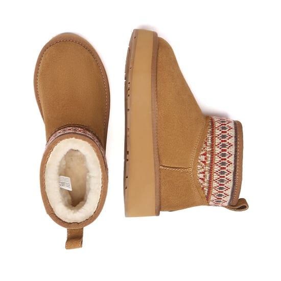 BOTAS DE PLATAFORMA DE CAÑA BAJA TEJIDAS PLOVER PARA MUJERES AUSTRALIANAS EVER - Image 3