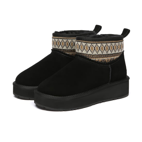 Botas de plataforma tejidas para tobillo Plover de mujeres EVER AU Australia - Image 4