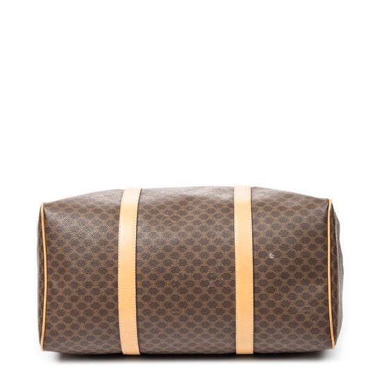 Celine Vintage Medium Travel Boston  en Marrón/Beige Lona recubierta - Image 6