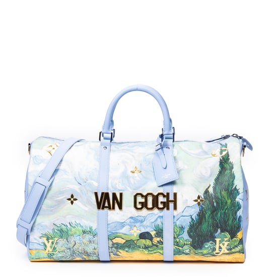 Louis Vuitton Ltd. Ed. Jeff Koons Masters Collection Van Gogh Keepall Bandouliere 50 en Azul Lona recubierta - Image 1