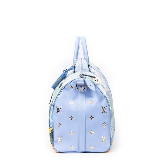 Louis Vuitton Ltd. Ed. Jeff Koons Masters Collection Van Gogh Keepall Bandouliere 50 en Azul Lona recubierta - Image 3