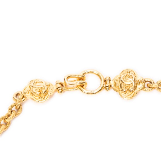 Chanel Magnifying Glass Pendant Necklace  en Oro Acero inoxidable sin níquel - Image 3