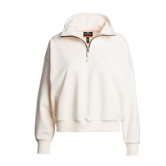 Sudadera Blanca Con Media Cremallera Zendaya Moonbeam De Parajumpers - Image 1